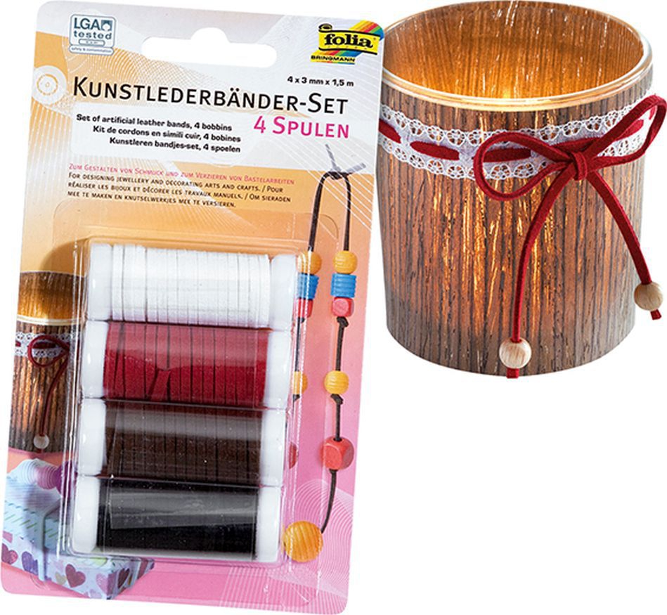 Kunstlederbänder-Set