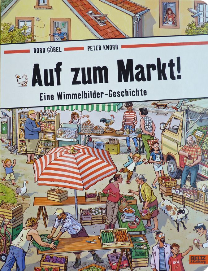 Auf zum Markt, Eine Wimmelbilder-Geschichte