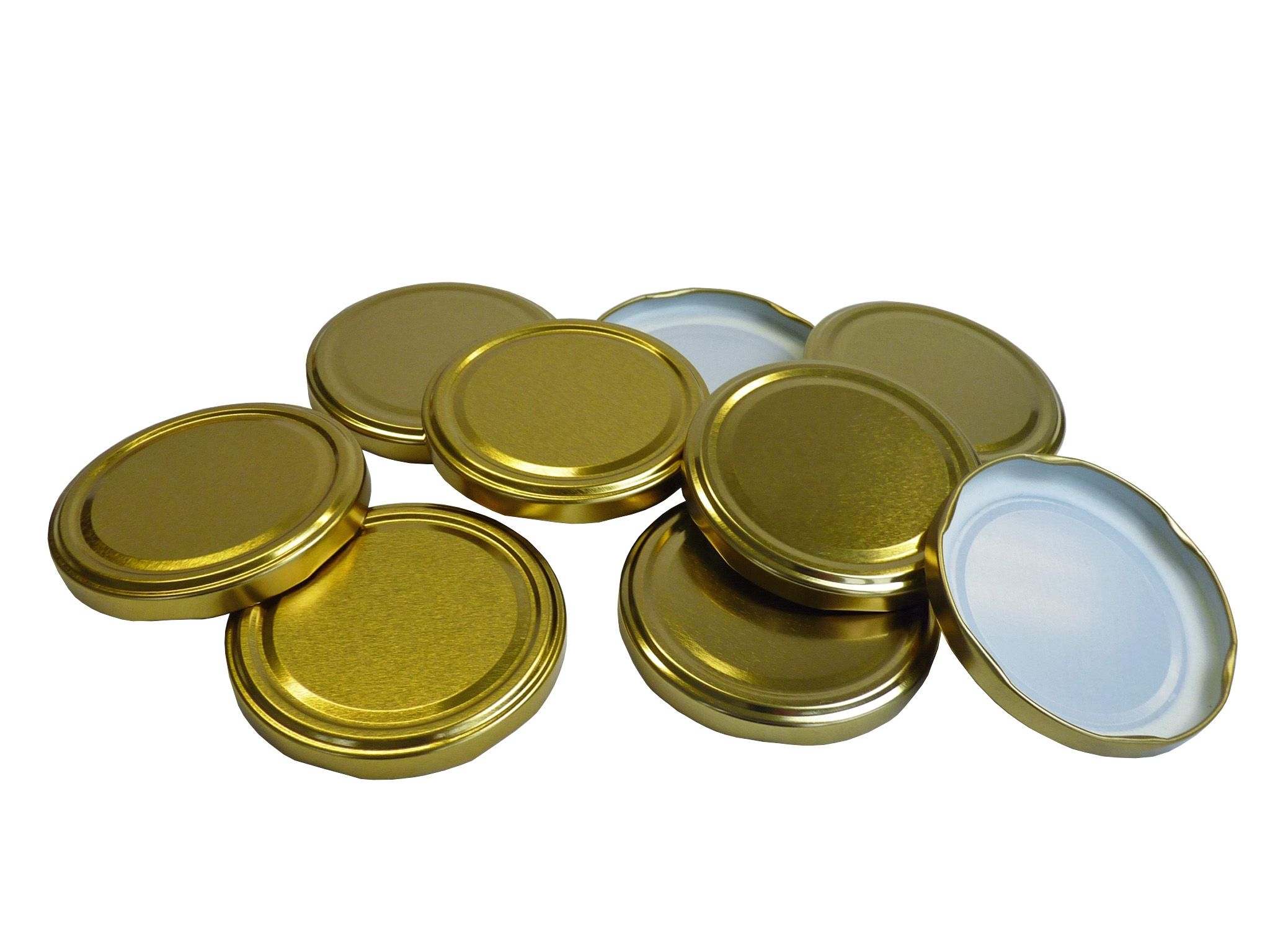 Deckel zu Konfitürenglas 85mm, gold